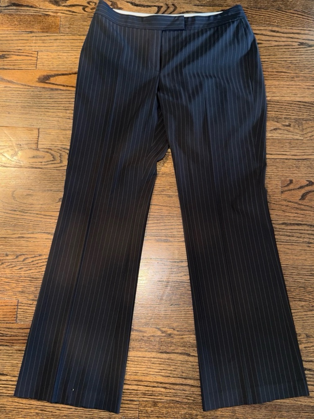 Elie Tahari Brown Pinstripe Dress Pants business casual